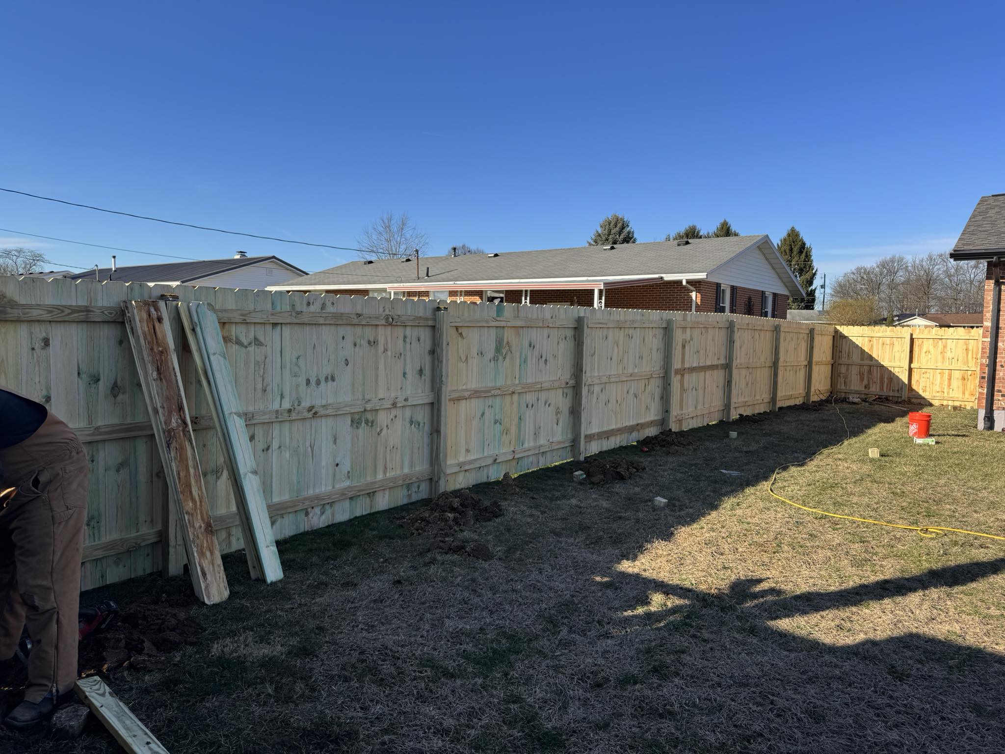 fence removal old broken fence urbana ohio