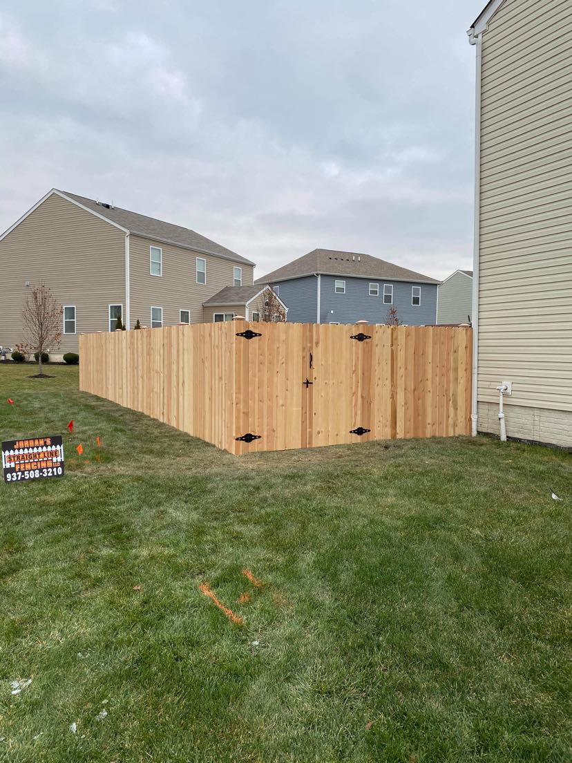 wood privacy fence installation urbana ohio