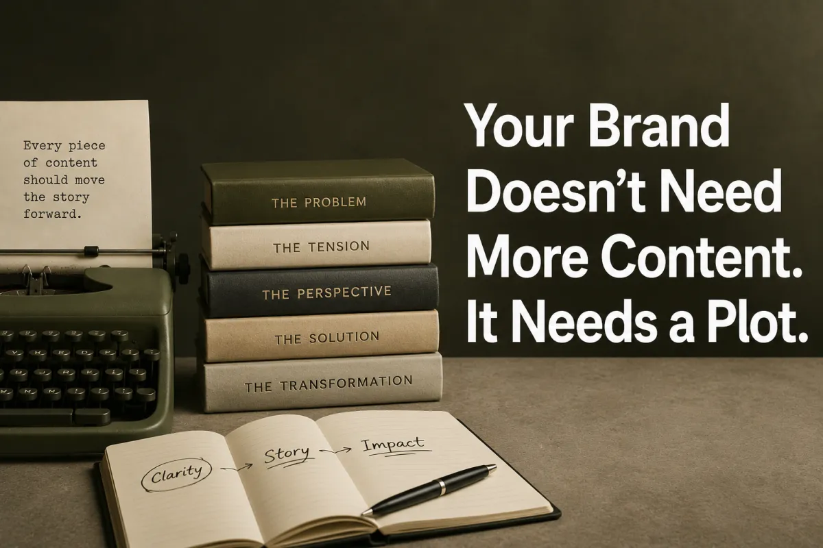 Your Brand Doesn't Need More Content. It Needs A Plot.