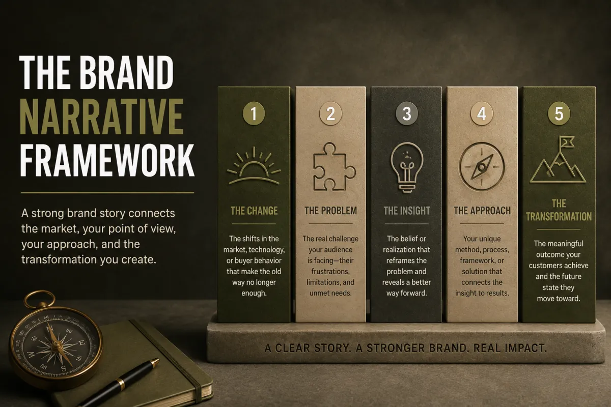 The B2B Brand Narrative Framework: A 5-Part Blueprint