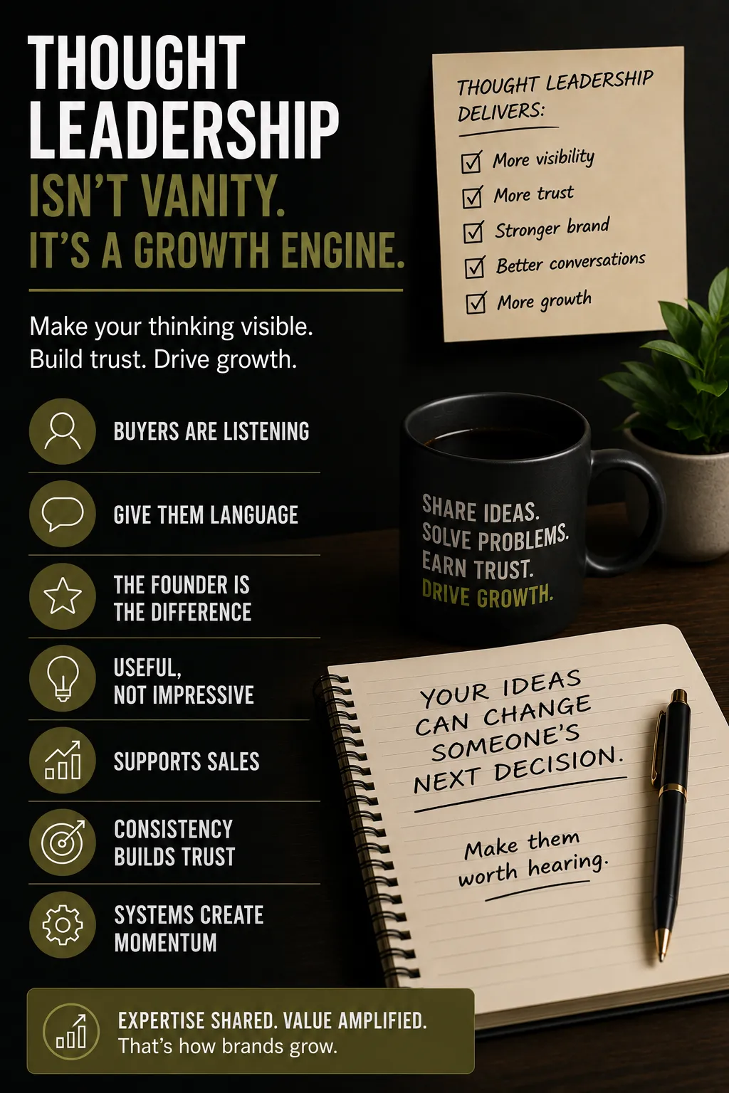B2B Thought Learship Strategy: A Growth Engine Not Vanity