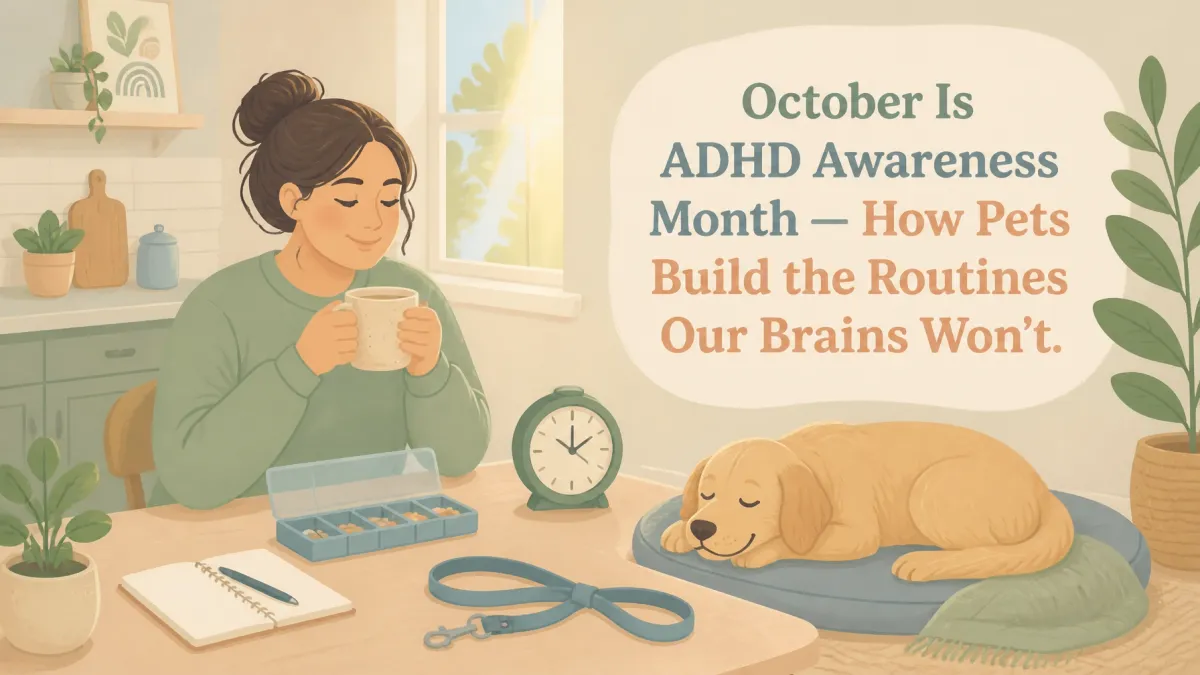 ADHD and Pets: How Pets Build the Routines Our Brains Won't