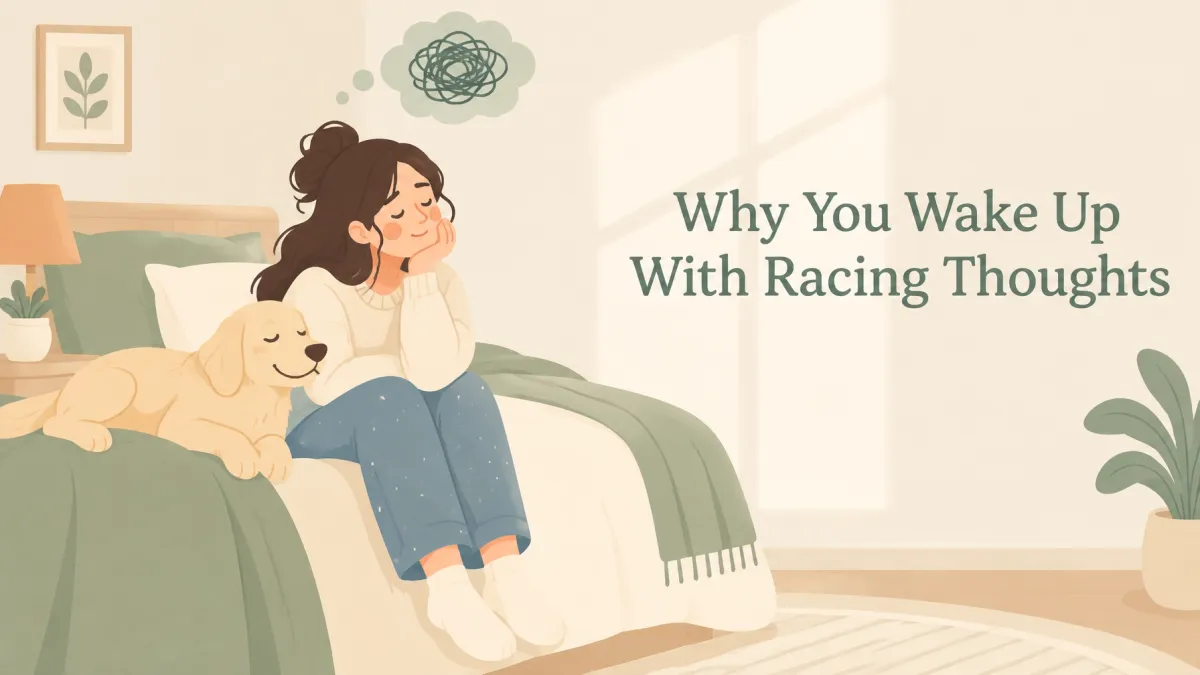 Why You Wake Up With Racing Thoughts — And What to Look at Before Reaching for Medication