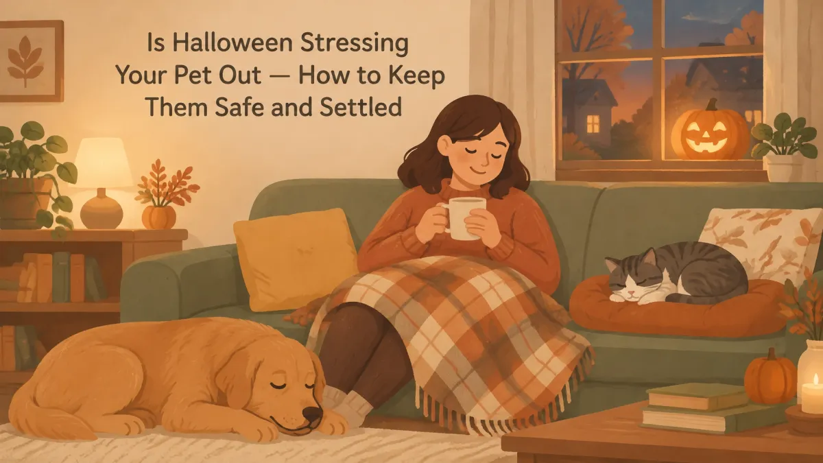Is Halloween Stressing Your Pet Out — How to Keep Them Safe and Settled