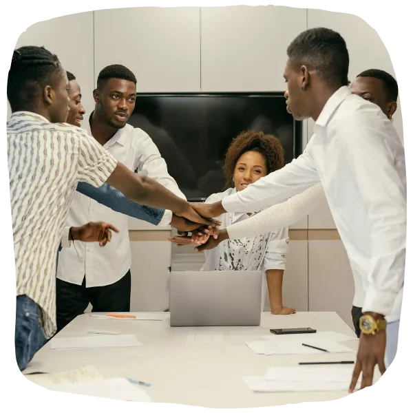 Leader practicing breathwork