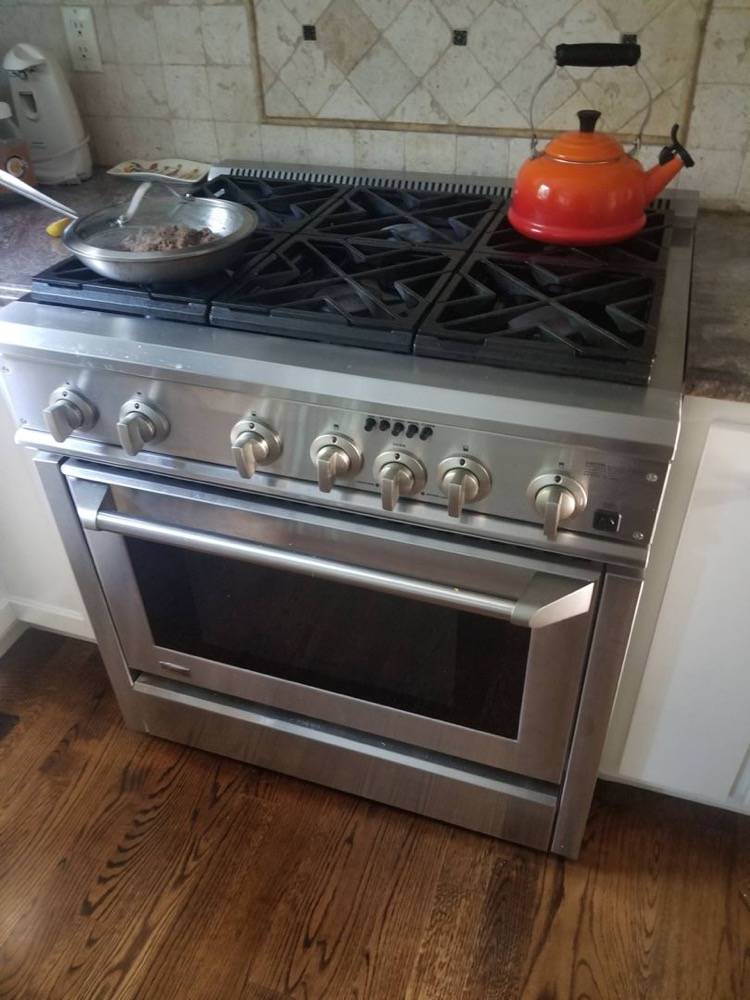 GE Monogram professional range repair in Buford, GA