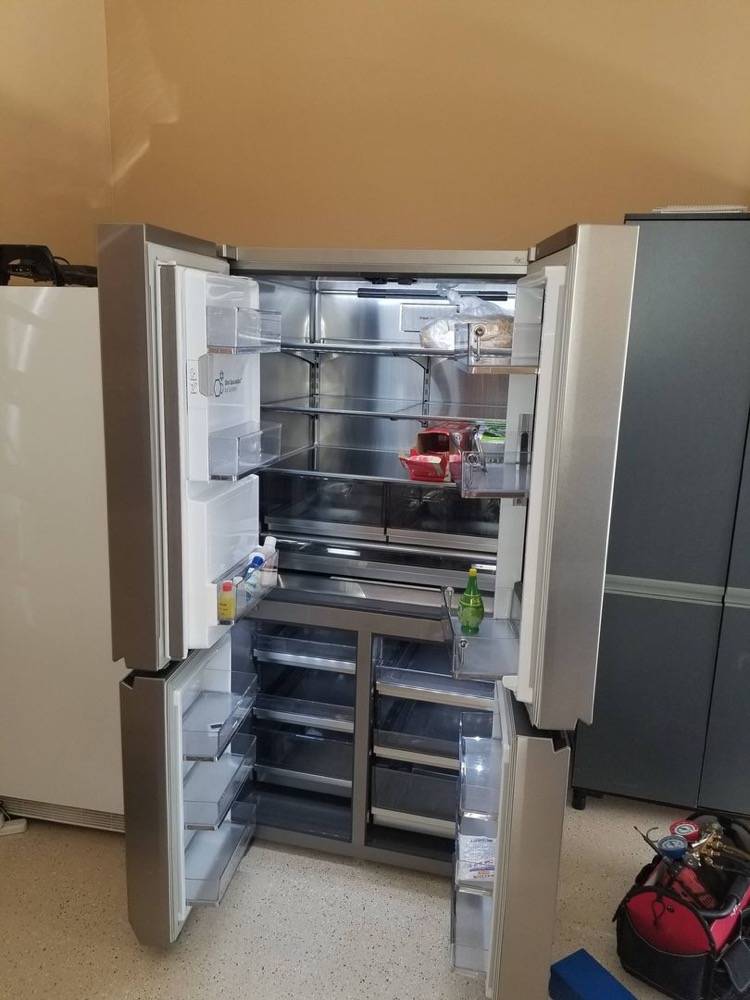 LG four-door French door refrigerator repair in Buford, GA