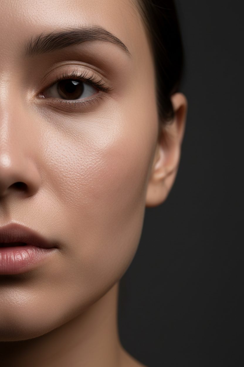 Editorial Hautnahaufnahme planoplas Peeling