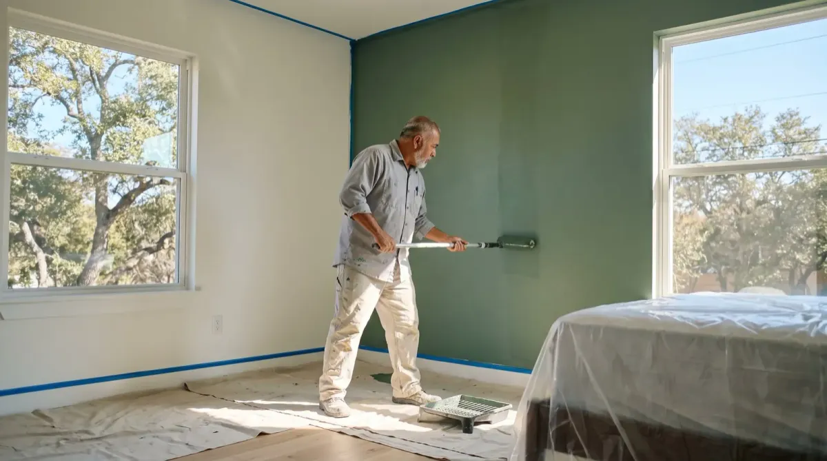 Professional cabinet painting up close in Tucson from Highpoint Painting