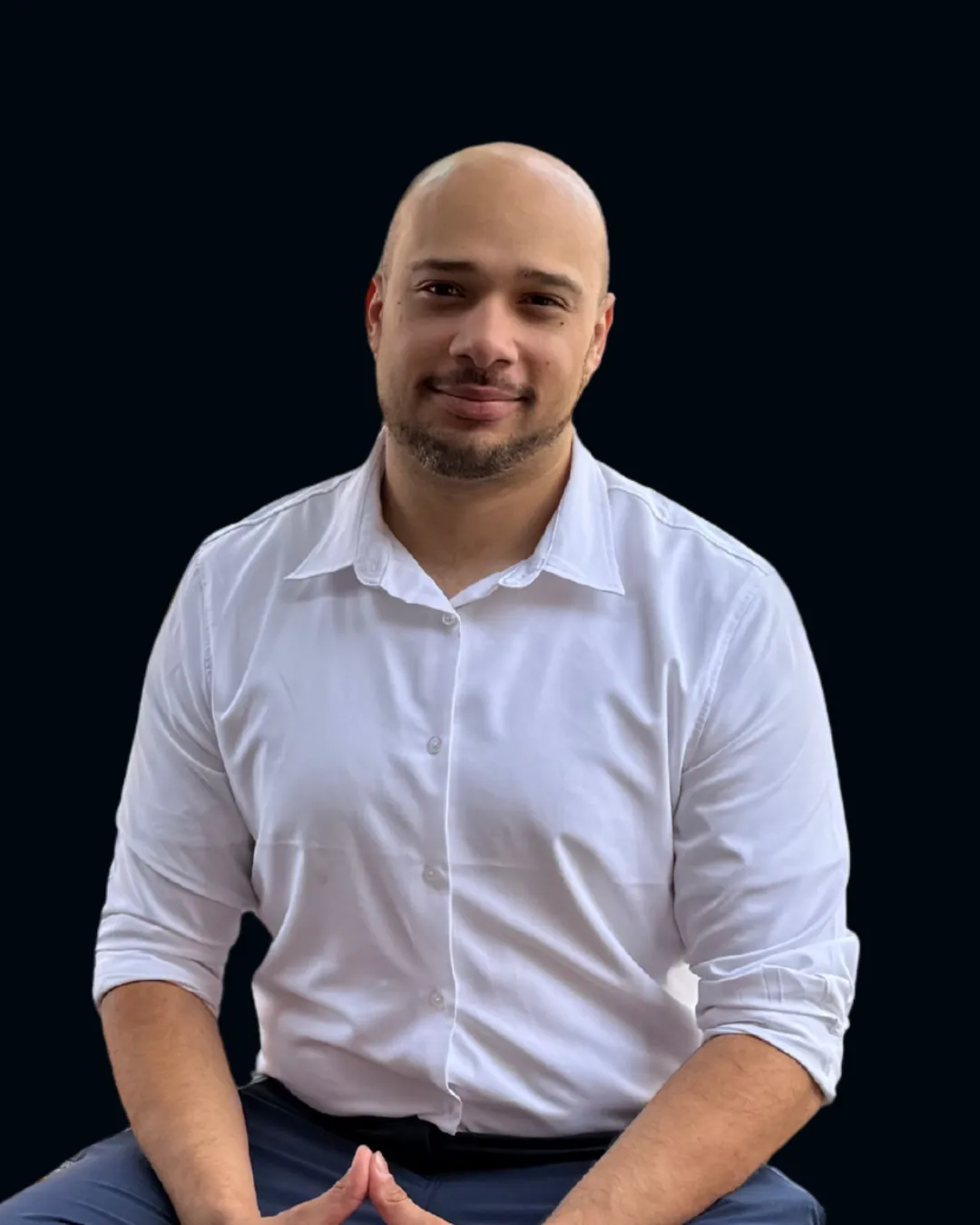 Portrait of Calvin Moore, CEO of On Purpose Agency