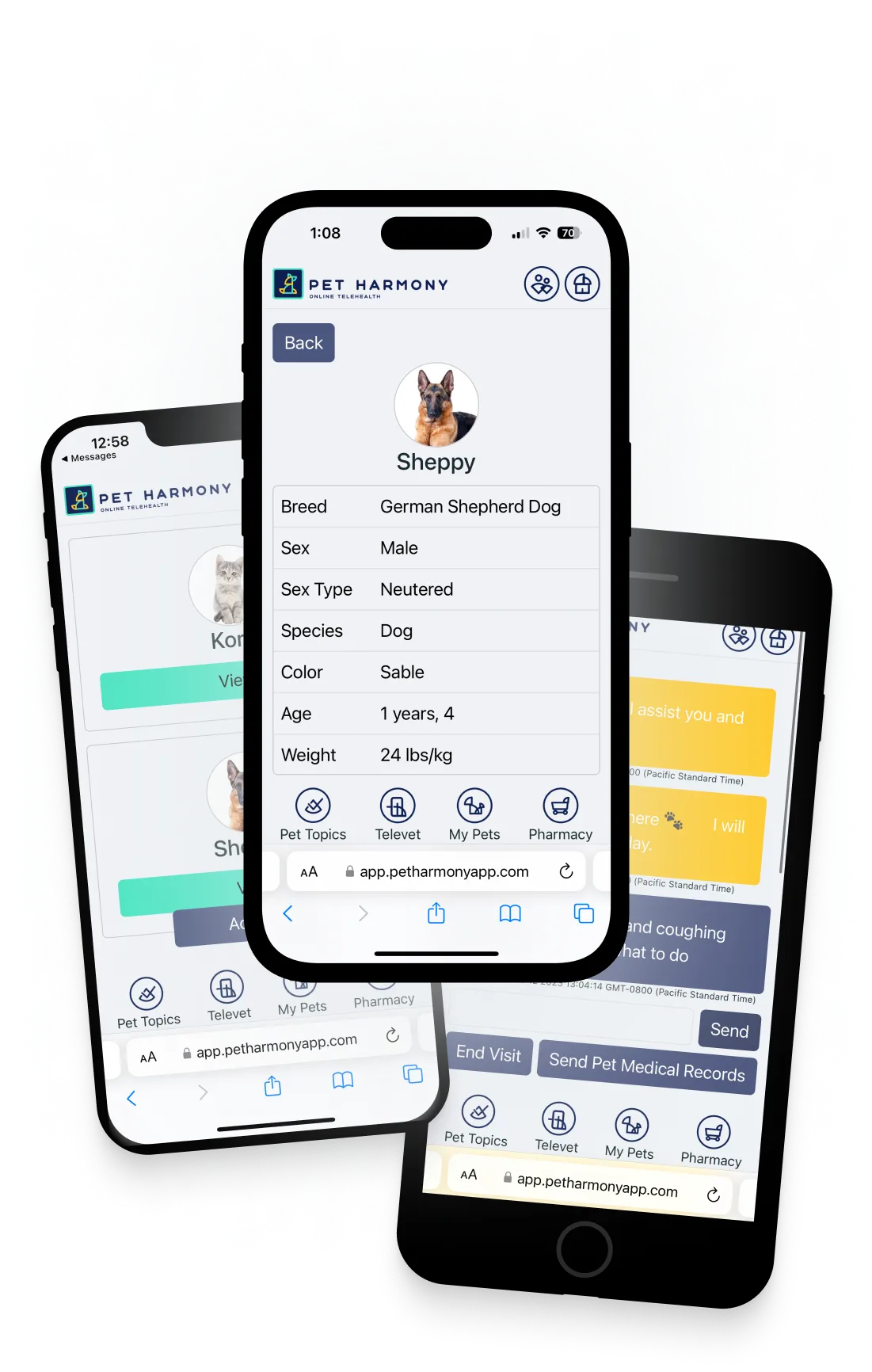 Prescriptions and online vet care 24/7 from the comfort of home.