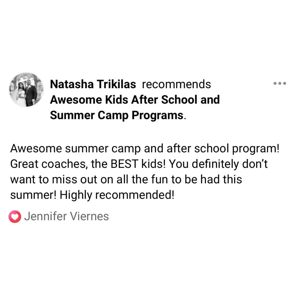 5 Star Review For Awesome Kids! After School & Summer Camp Programs