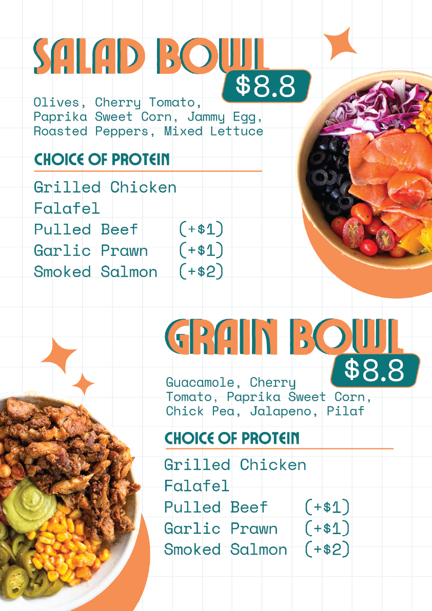 Salad and Grain Bowl Merhaba Amigo