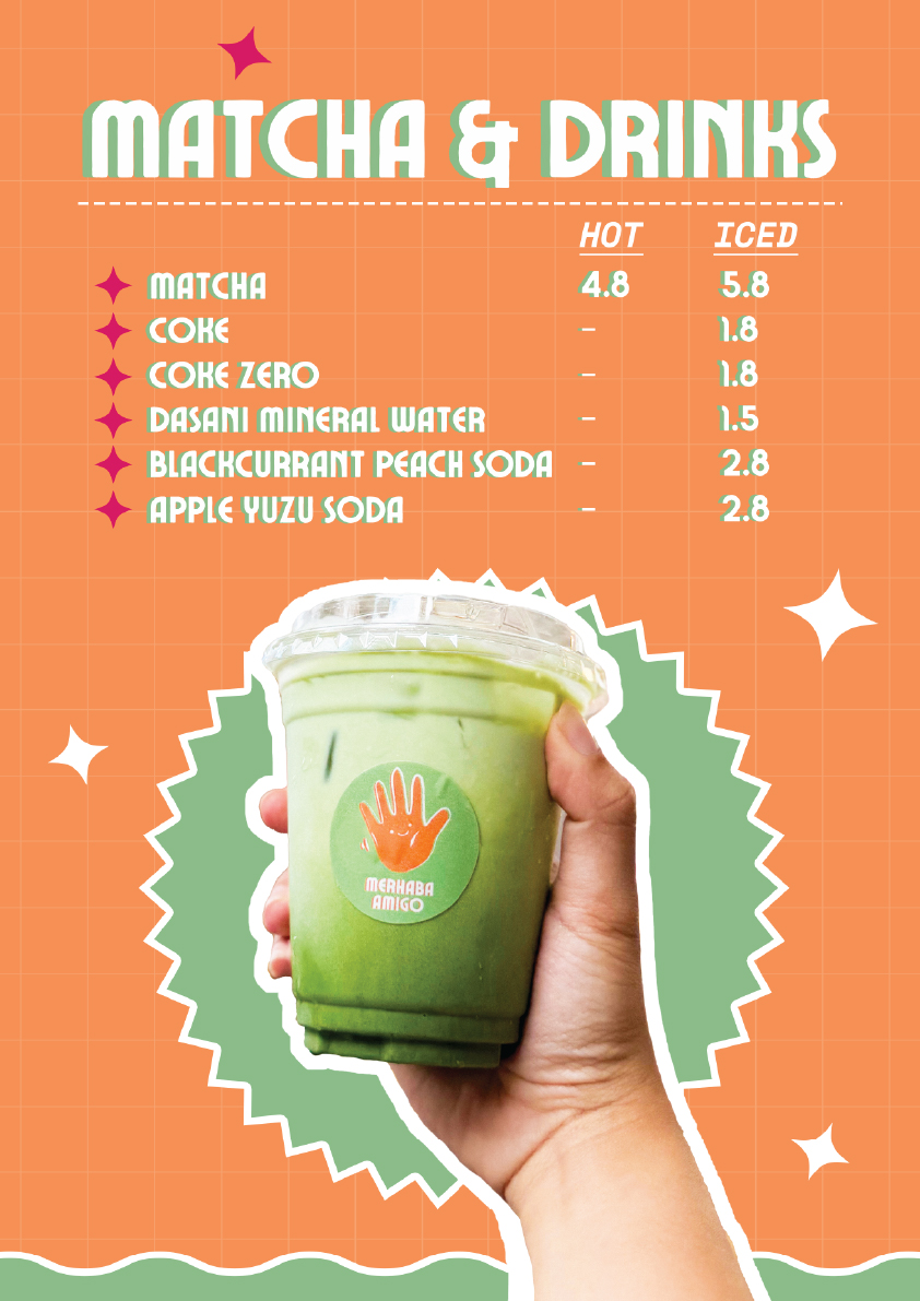 Coffee and Matcha Merhaba Amigo