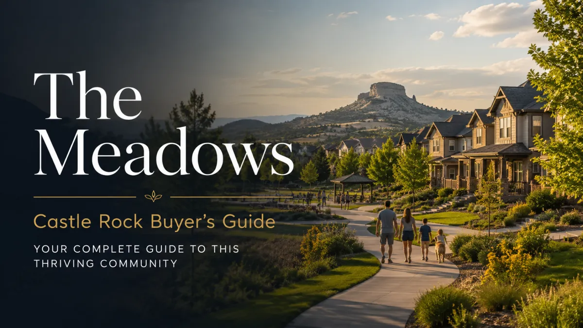 The Meadows, Castle Rock CO: Your Complete Buyer's Guide to This Thriving Community
