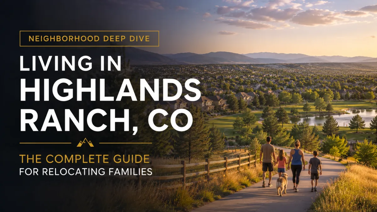Neighborhood Deep Dive Living in Highlands Ranch, CO: The Complete Guide for Relocating Families