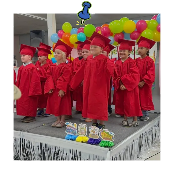 children graduating from preschool