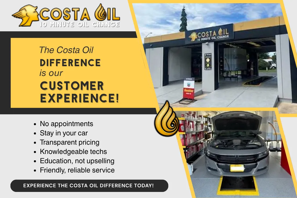 costa oil harrisonburg customer experience