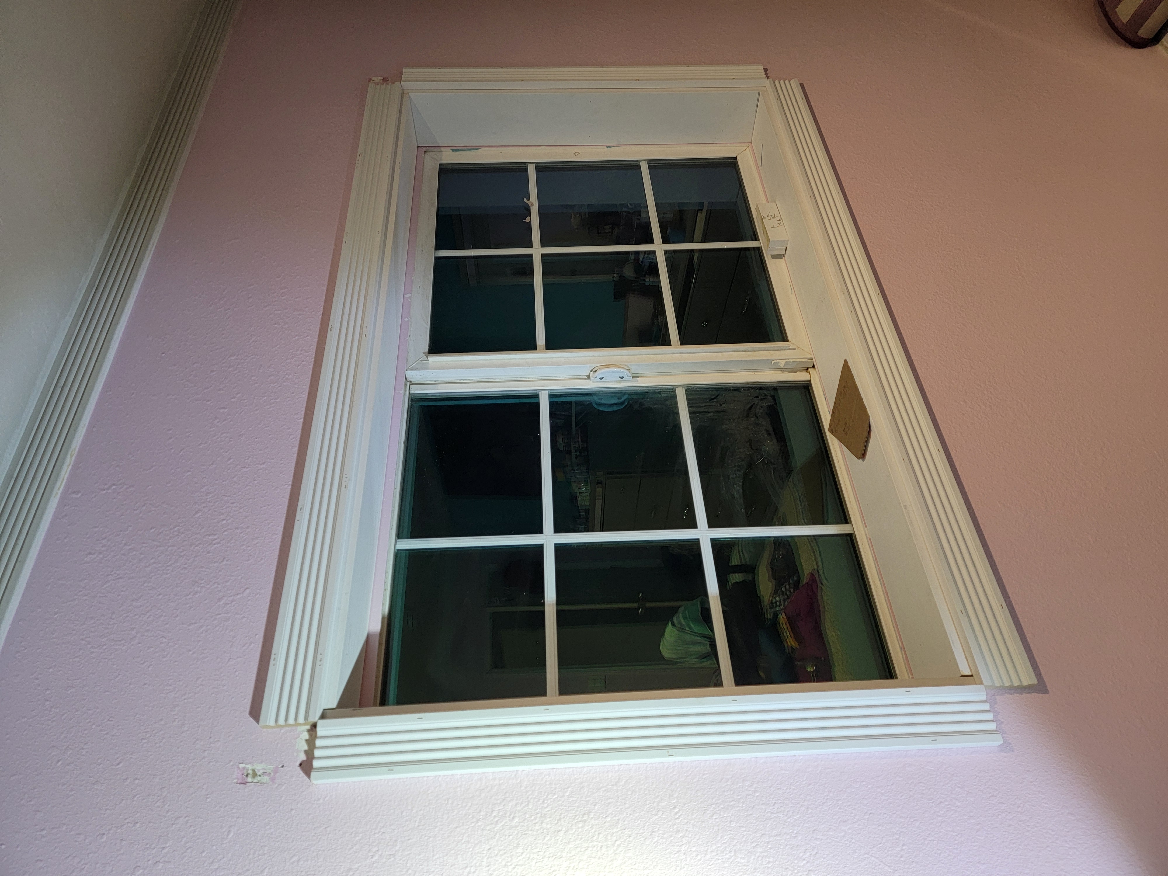 Concrete barrier painted with flowers and stars