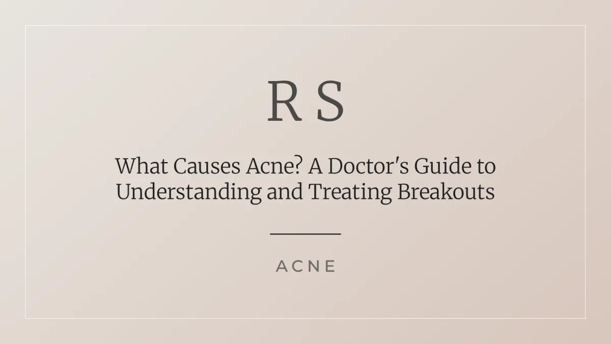 What causes acne breakouts guide by Dr Steffani Ovadia Radiant Secrets SA