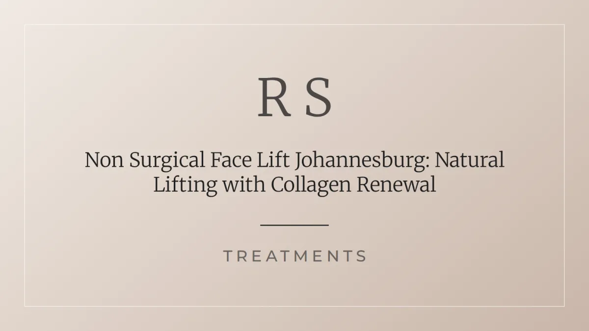 Non Surgical Face Lift in Johannesburg | Radiant Secrets