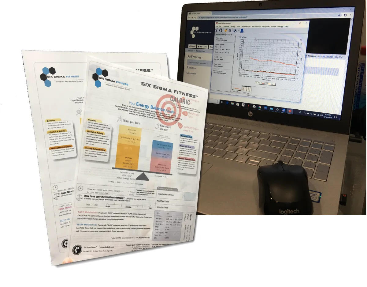 Metabolic cart reports