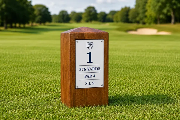 Hole Sign / Tee Marker