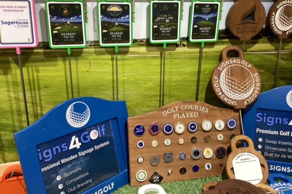How a Rainy Day Inspired Our Waterproof Golf Competition Signs