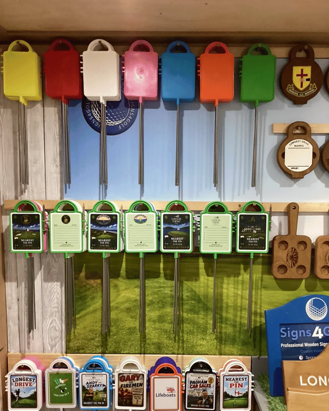 Plastic Golf Course Signs