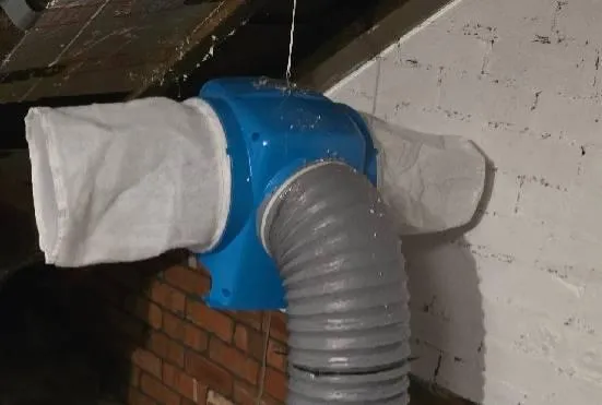 installation of a nuaire positive input Ventilator