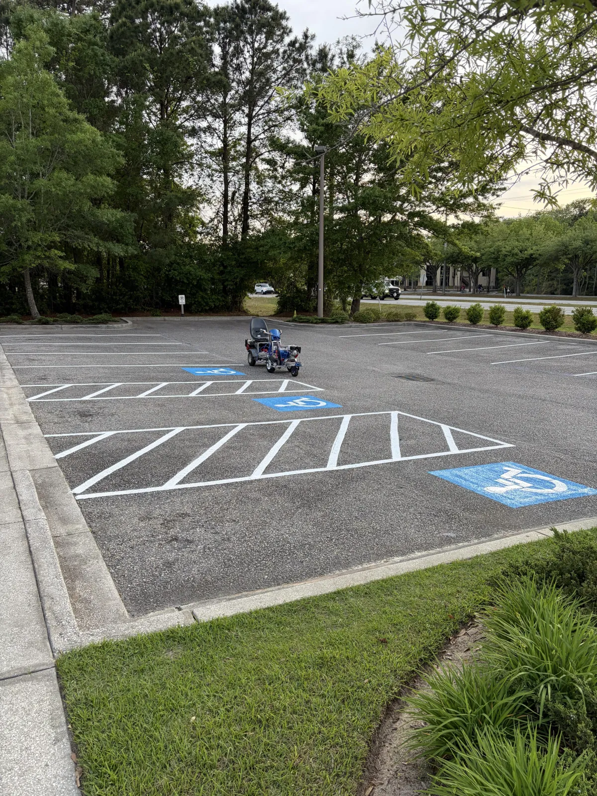 PARKING LOT RESTRIPING SURFSIDE BEACH