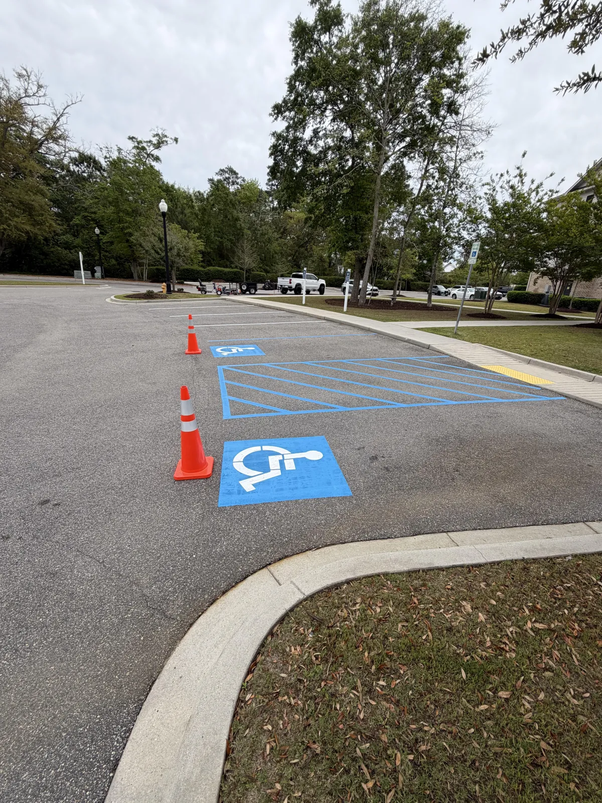 FIRE LANE RESTRIPING SURFSIDE BEACH