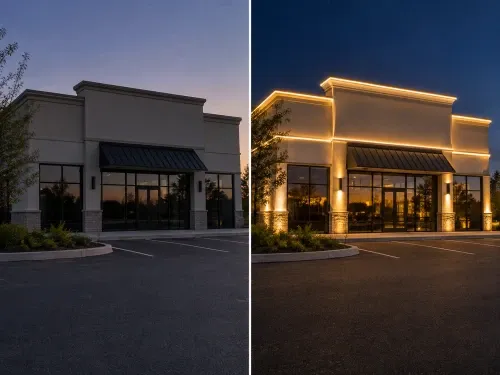 Commercial Christmas Lighting in Manalapan