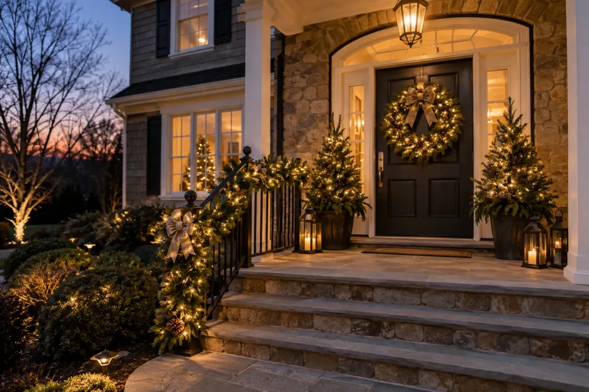 Old Bridge Holiday Lighting & Decor Design