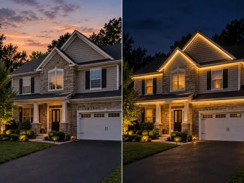 Permanent Lighting Installation in Manalapan
