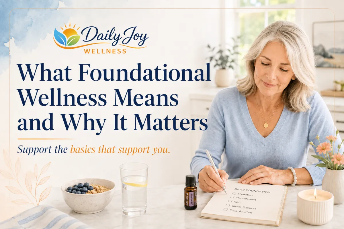 What Foundational Wellness Means and Why It Matters