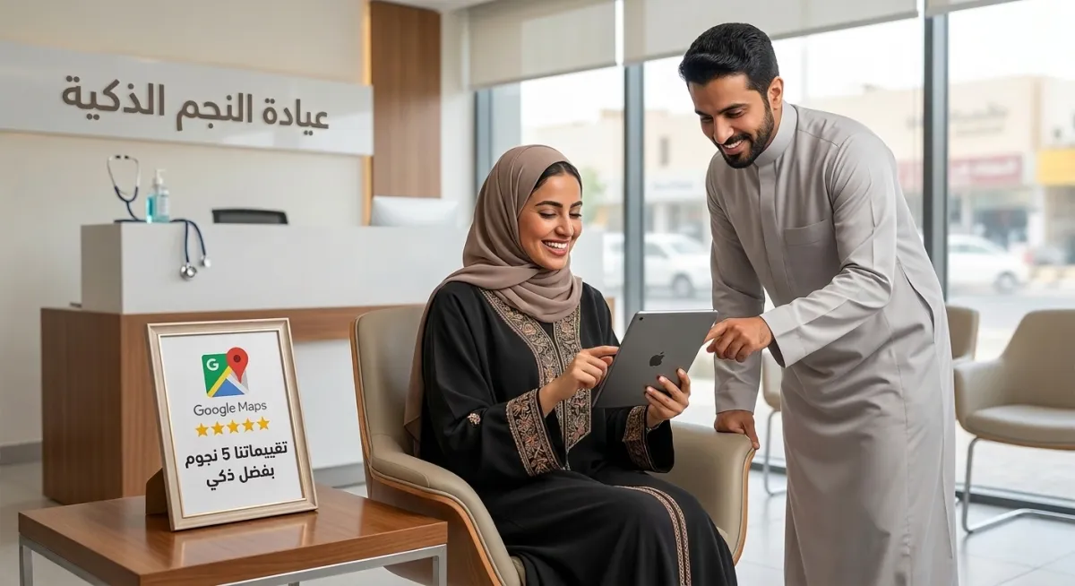 كيف أمنع التقييمات السلبية على جوجل لعيادتي؟ استراتيجية منصة ذكي لإدارة السمعة