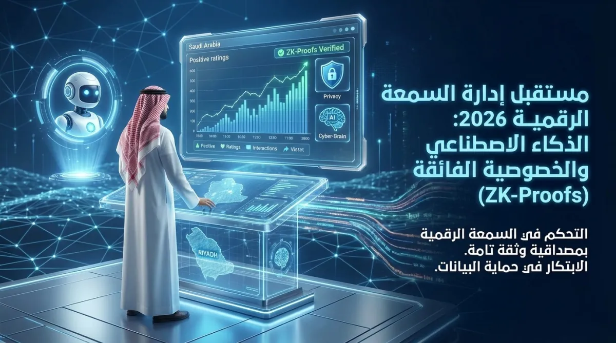 مستقبل السمعة الرقمية 2026: كيف يقود الذكاء الاصطناعي و"الخصوصية الفائقة" نجاح الشركات؟