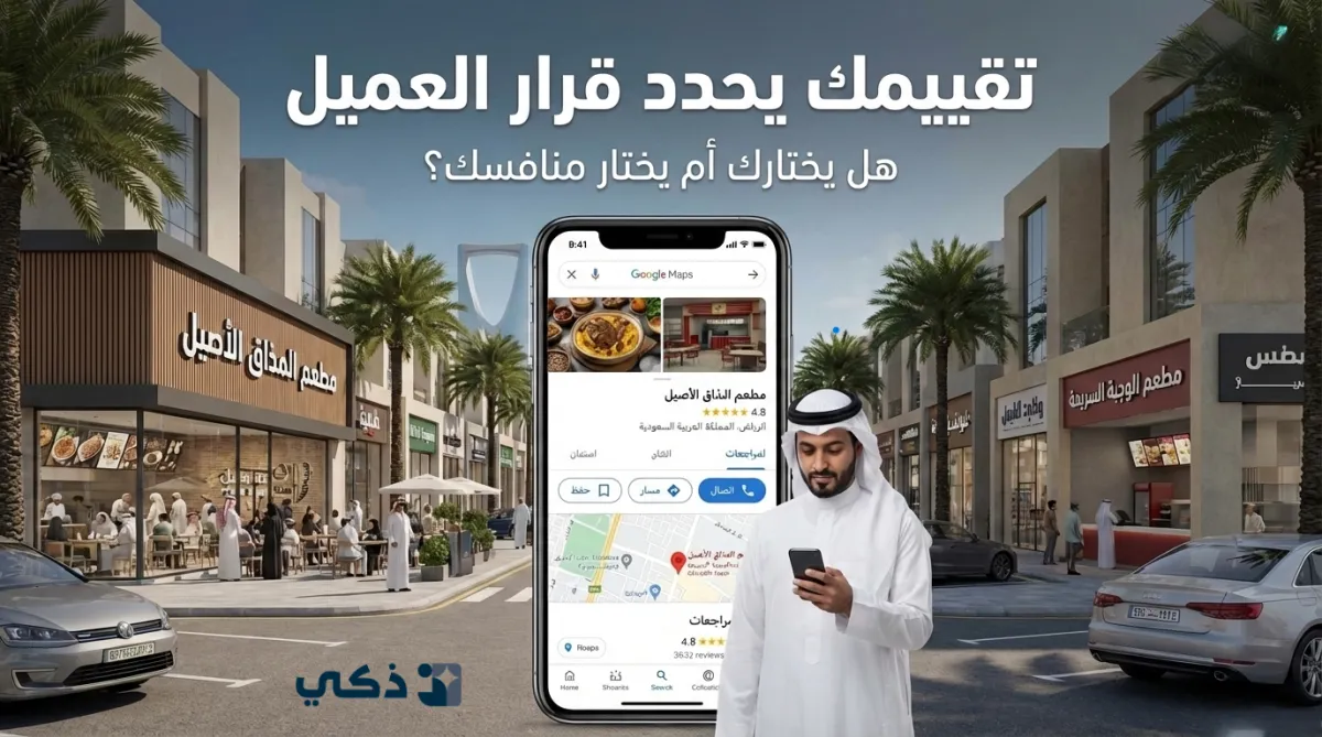 لماذا يخسر نشاطك عملاء رغم جودة خدمتك؟ السر في تقييمك على Google Maps