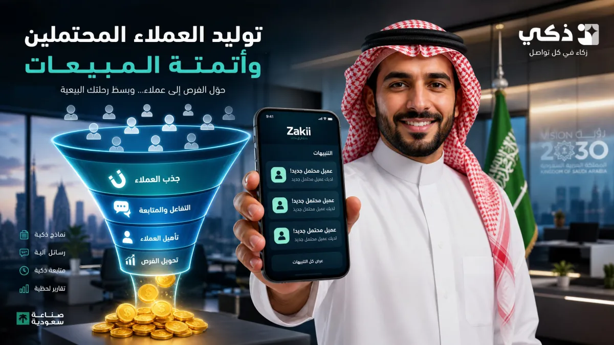 كيف تضاعف مبيعاتك عبر أتمتة متابعة العملاء المحتملين باستخدام منصة ذكي