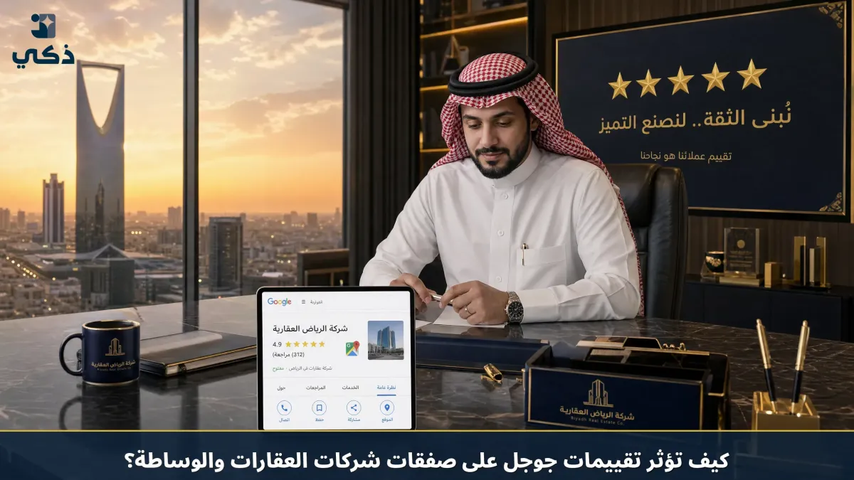 كيف تؤثر تقييمات قوقل على صفقات شركات العقارات والوساطة؟