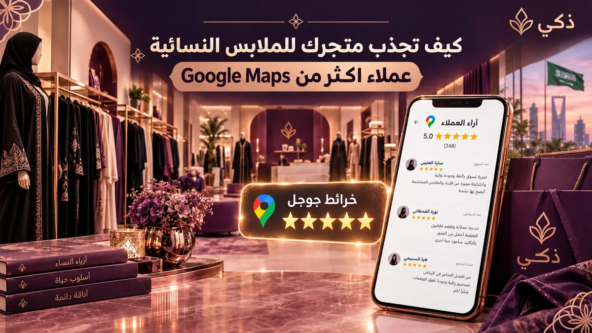 كيف تجذب متاجر الملابس النسائية عملاء أكثر من Google Maps؟