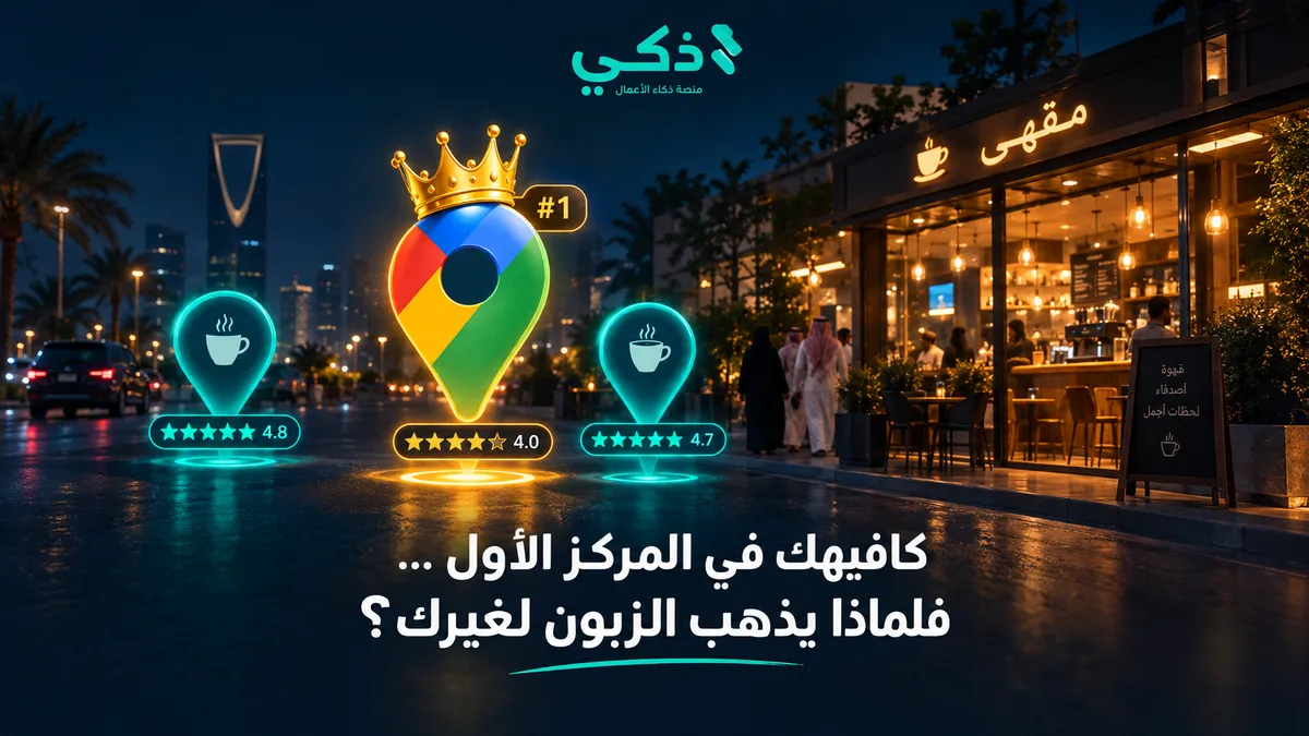 كافيهك في المركز الأول على خرائط Google… فلماذا يذهب الزبون لغيرك؟