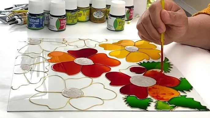 رسم على الزجاج -كورس-تعليم الرسم-draw-