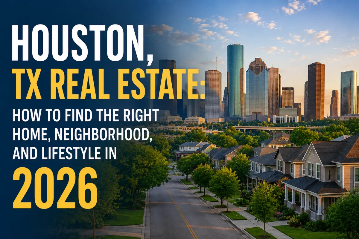 Houston TX real estate guide for buying and selling homes in 2026