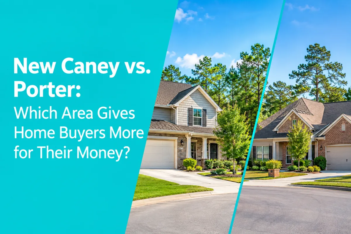 New Caney vs Porter real estate for home buyers