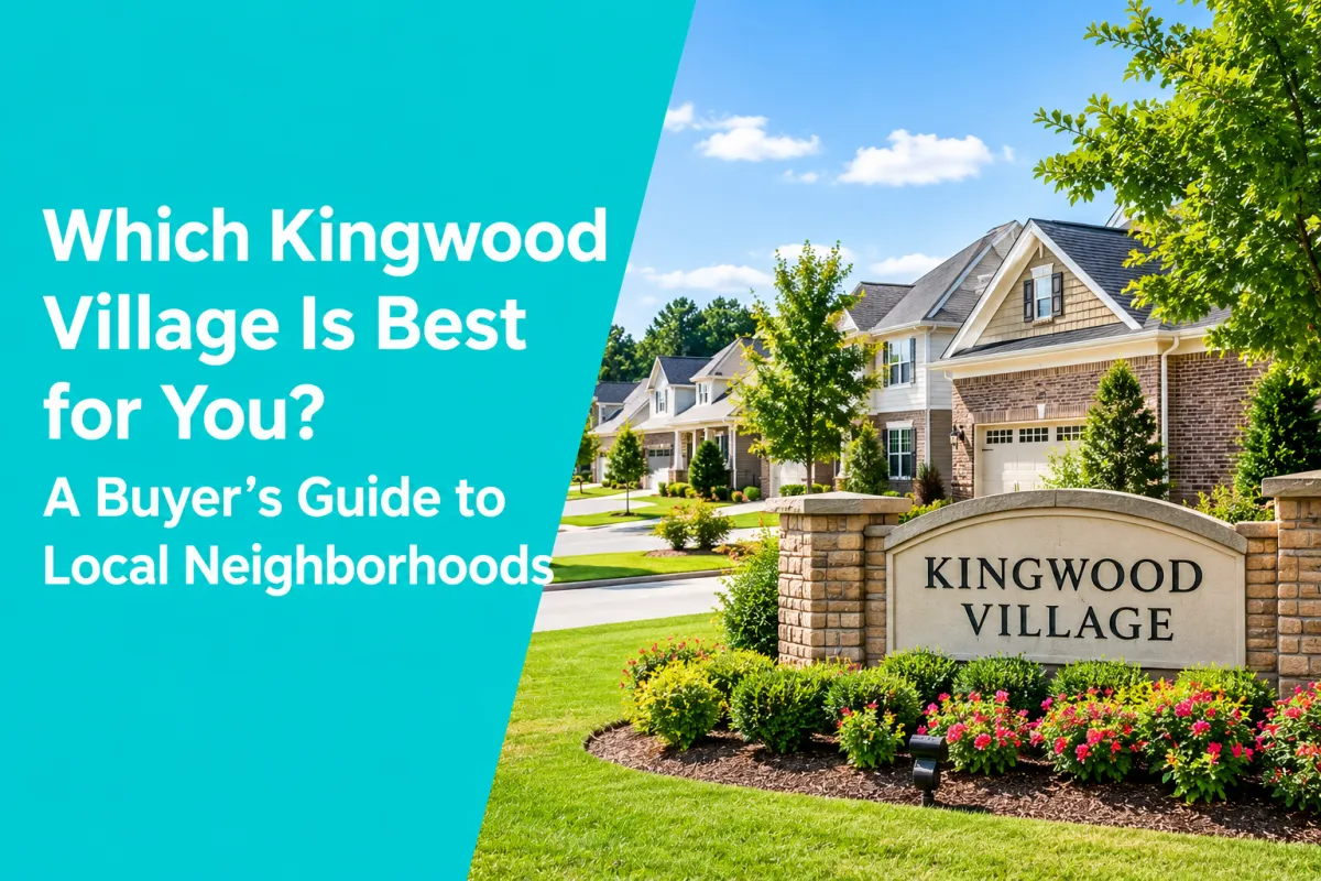 Kingwood TX neighborhood homes and wooded residential community