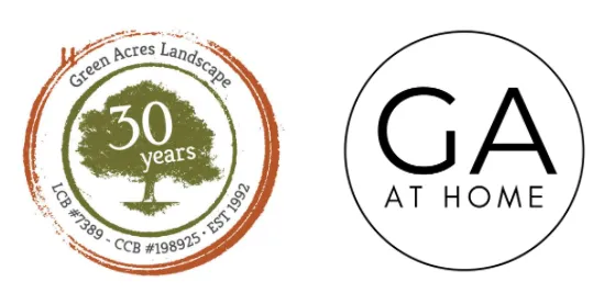GA at Home at Green Acres Landscape Logos