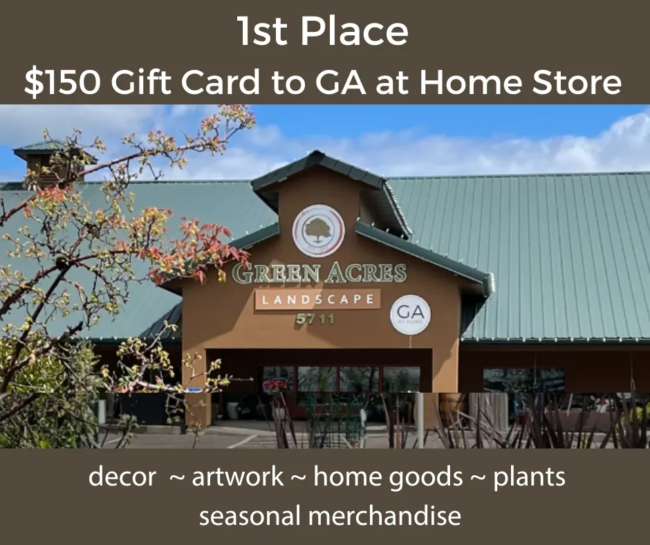 1st Place Prize $150 Gift Card to GA at Home