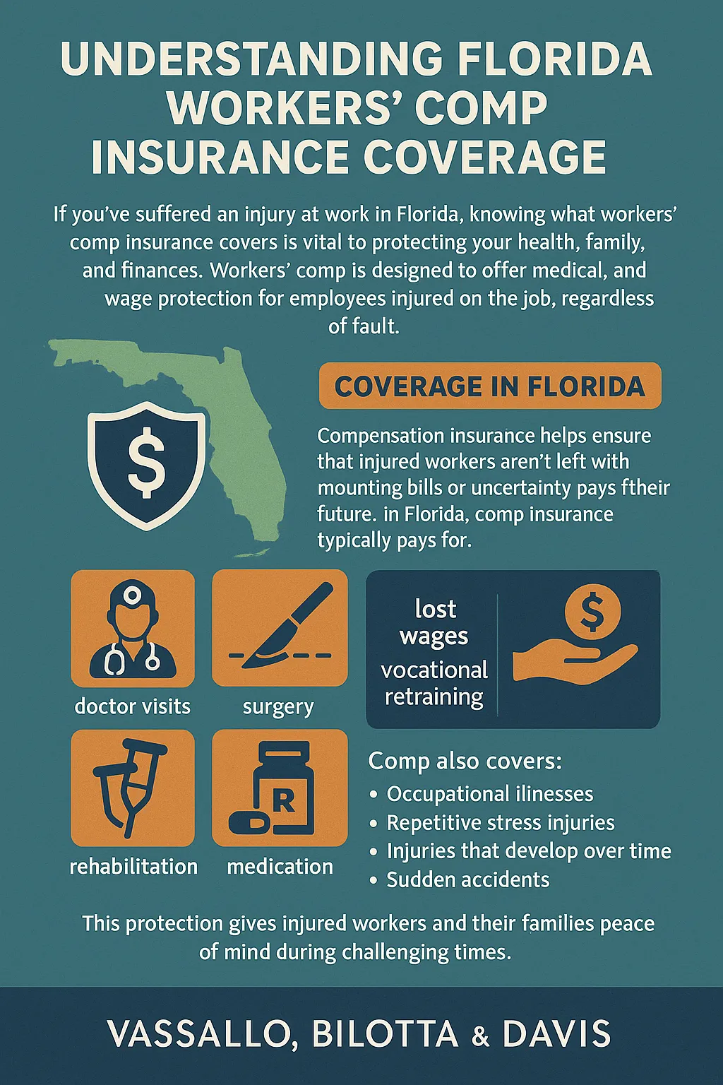 “Injured worker meeting with legal advisor to review OJCC claim documents and workers' compensation paperwork.”